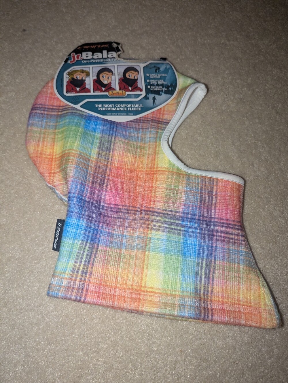 Nwt SeirusKids' Seirus Thick and Thin Facemask Jr